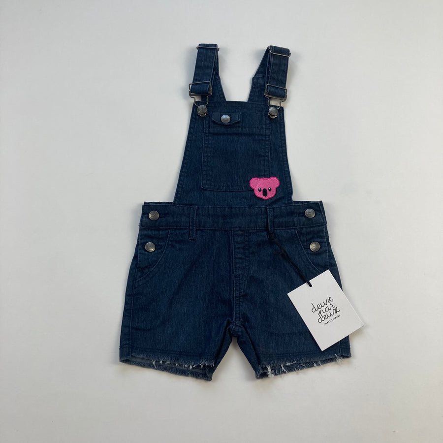 Deux Par Deux Jean Overalls - Size 4T - Pitter Patter Boutique