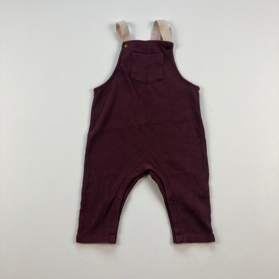 Greige Overalls - Size 18-24M - Pitter Patter Boutique