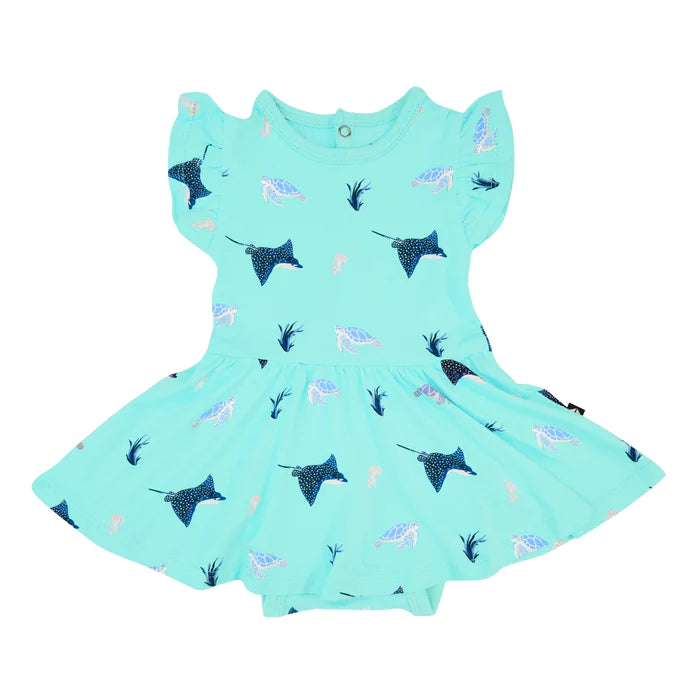 Kyte Baby - Twirl Bodysuit Dress - Pitter Patter Boutique