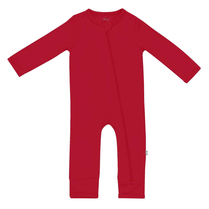 Kyte Baby - Bamboo Zippered Romper (Cardinal)