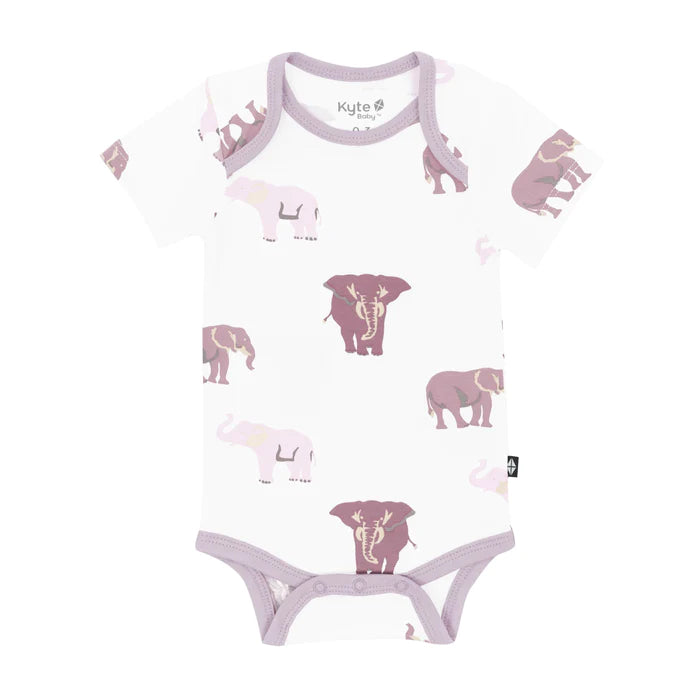 Kyte Baby - Short Sleeve Bamboo Bodysuit (6-12 Months)