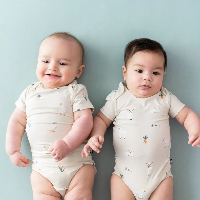 Kyte Baby - Short Sleeve Bamboo Bodysuit (6-12 Months)