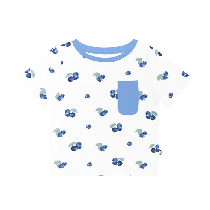 Kyte Baby Short Sleeve Unisex Toddler Tee - Blueberry Kyte Baby Short Sleeve Unisex Toddler Tee - Blueberry