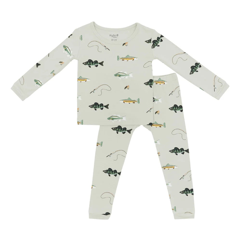 Kyte Baby - Bamboo Long Sleeve PJ/Pajama Set (3T & 4T)