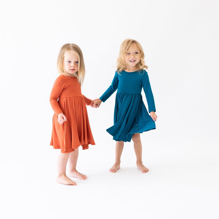 Kyte Baby - Long Sleeve Twirl Dress (18m-4T) - Pitter Patter Boutique