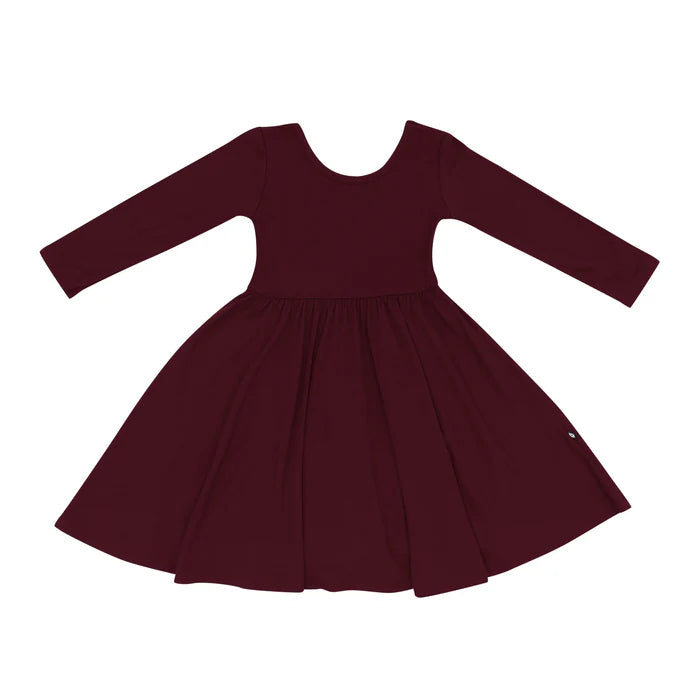 Kyte Baby - Long Sleeve Bamboo Twirl Dress (5-7 Youth)