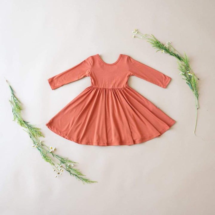 Kyte Baby - Long Sleeve Twirl Dress (18m-4T) - Pitter Patter Boutique