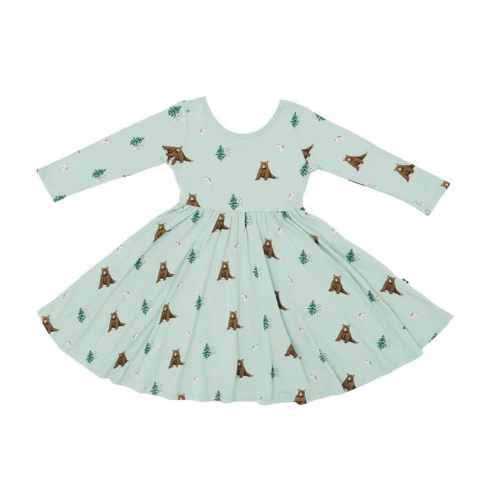 Kyte Baby - Long Sleeve Twirl Dress (18m-4T) - Pitter Patter Boutique