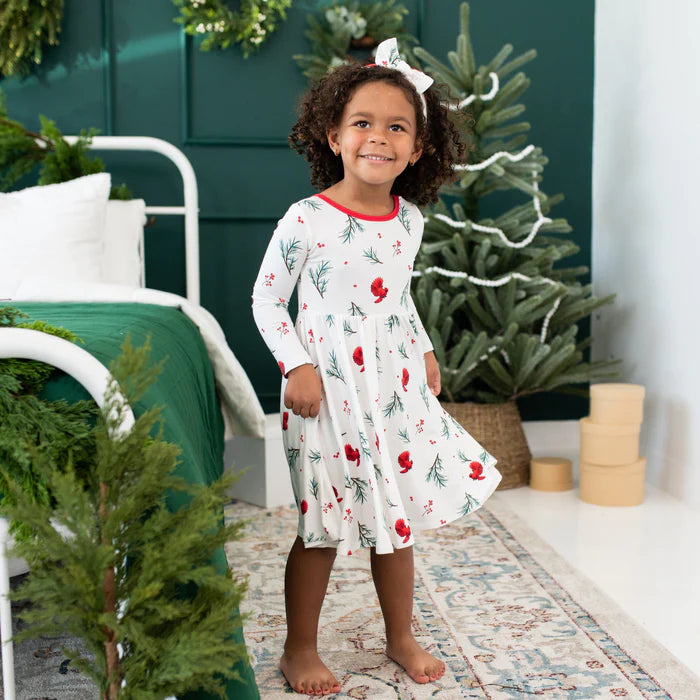 Kyte Baby - Long Sleeve Twirl Dress (5-7Y) - Pitter Patter Boutique