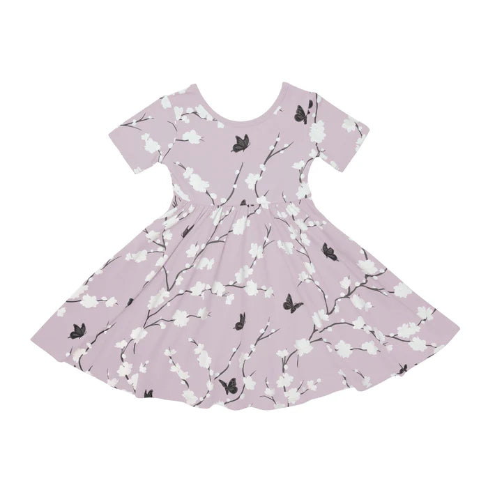 Kyte Baby - Short Sleeve Bamboo Twirl Dress (Size 4-7)