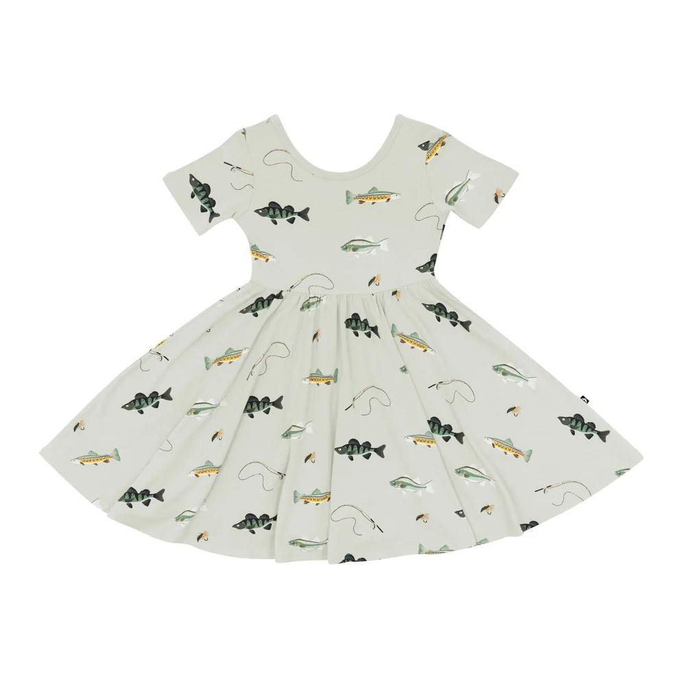 Kyte Baby - Short Sleeve Bamboo Twirl Dress (Size 6 & 7)