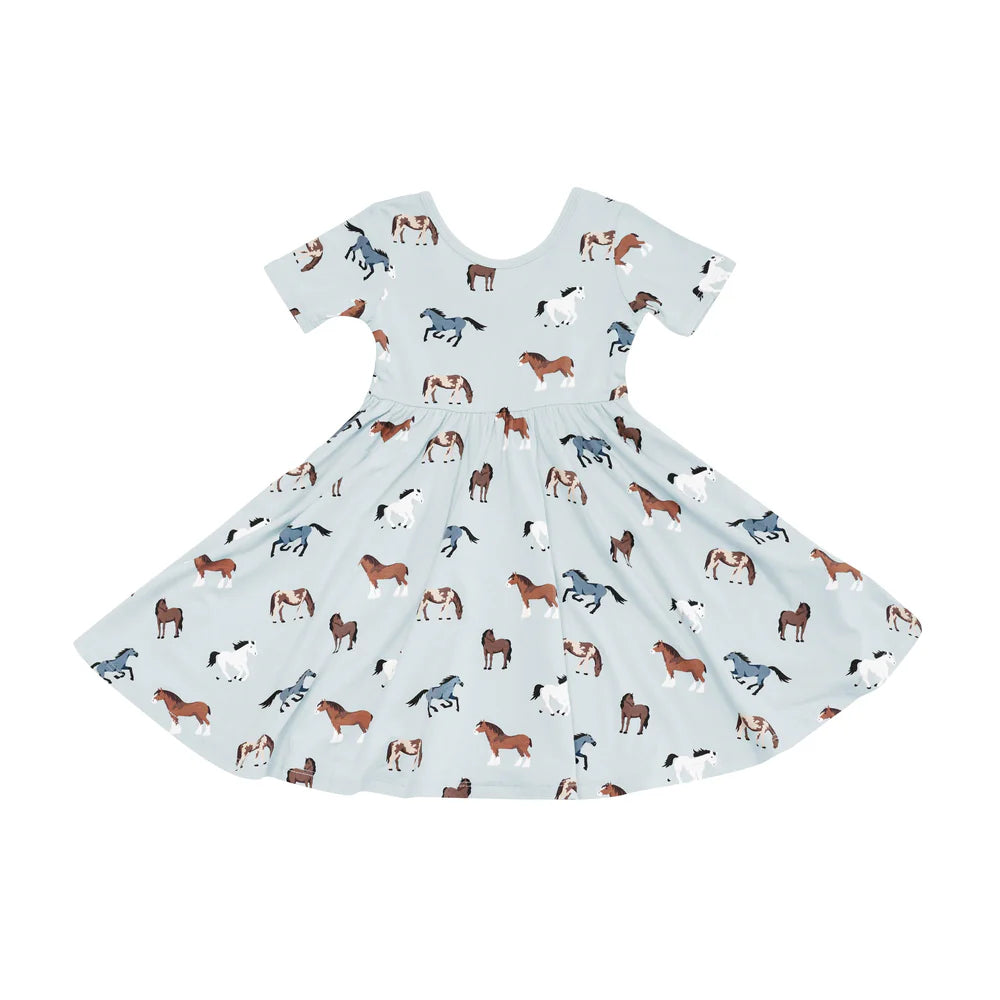 Kyte Baby - Short Sleeve Bamboo Twirl Dress (Size 4 & 5)