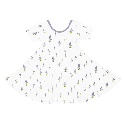 Kyte Baby - Short Sleeve Bamboo Twirl Dress (Size 12-18m to 3T) - Pitter Patter Boutique