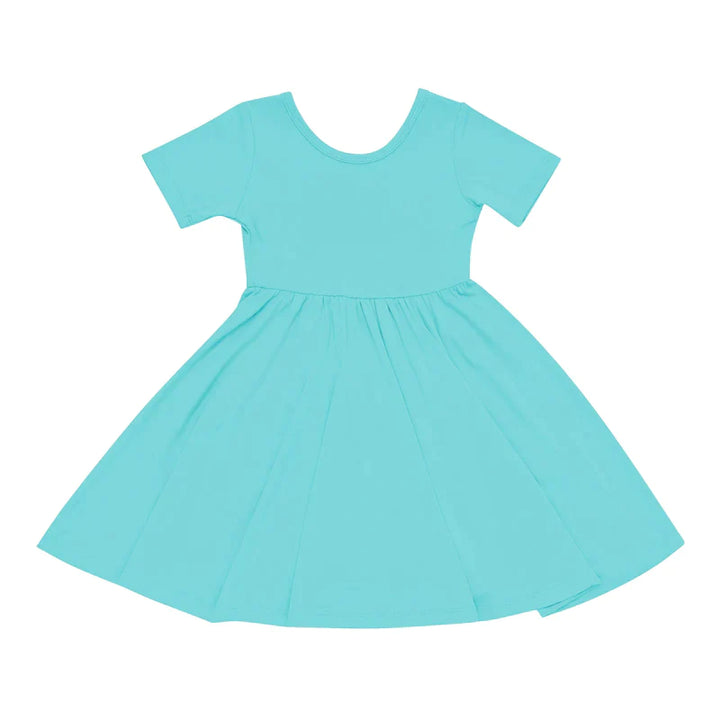 Kyte Baby - Short Sleeve Bamboo Twirl Dress (Size 4-7) - Pitter Patter Boutique