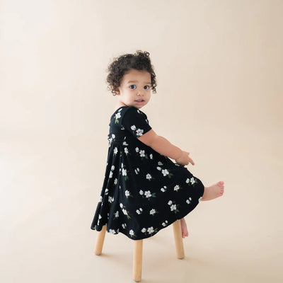 Kyte Baby - Short Sleeve Bamboo Twirl Dress (Size 12-18m to 3T) - Pitter Patter Boutique