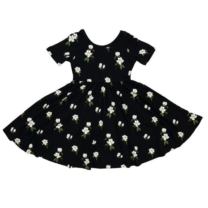 Kyte Baby - Short Sleeve Bamboo Twirl Dress (Size 12-18m to 3T) - Pitter Patter Boutique