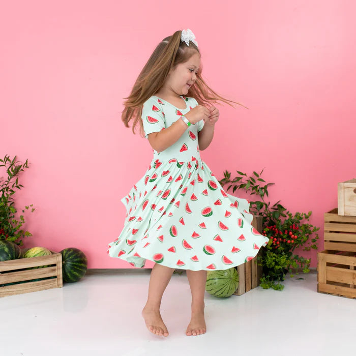 Kyte Baby - Short Sleeve Bamboo Twirl Dress (Size 4 & 5)