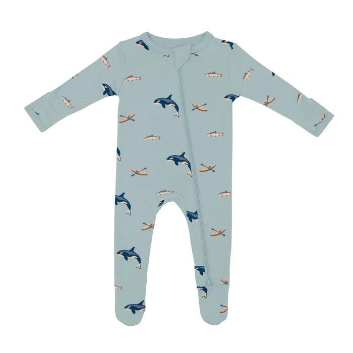 Kyte Baby - 6-12M Zippered Footie - Pitter Patter Boutique