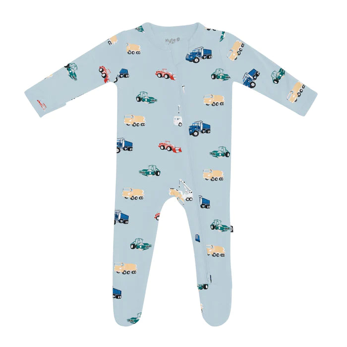 Kyte Baby -  Bamboo Zippered Footie (3-6 Months)