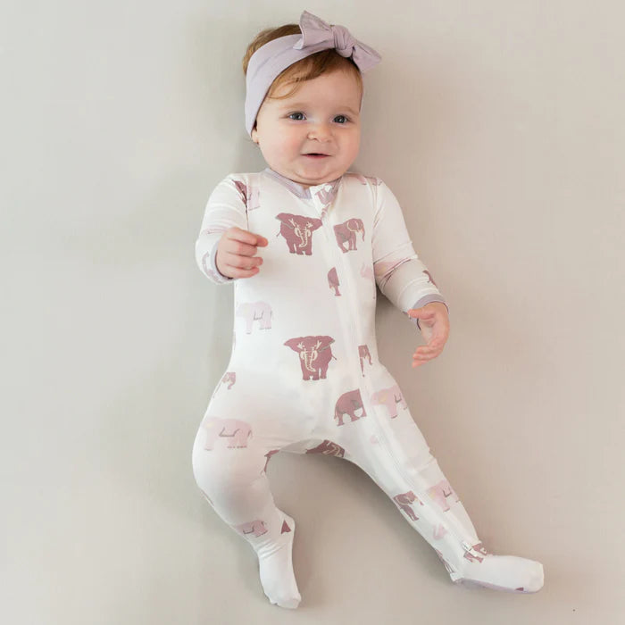 Kyte Baby -  Bamboo Zippered Footie (3-6 Months)