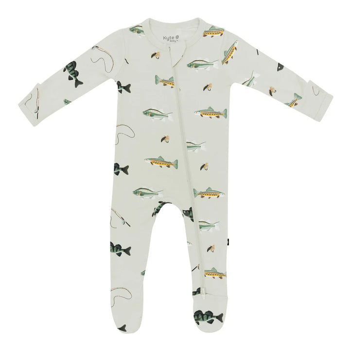 Kyte Baby -  Bamboo Zippered Footie (3-6 Months)