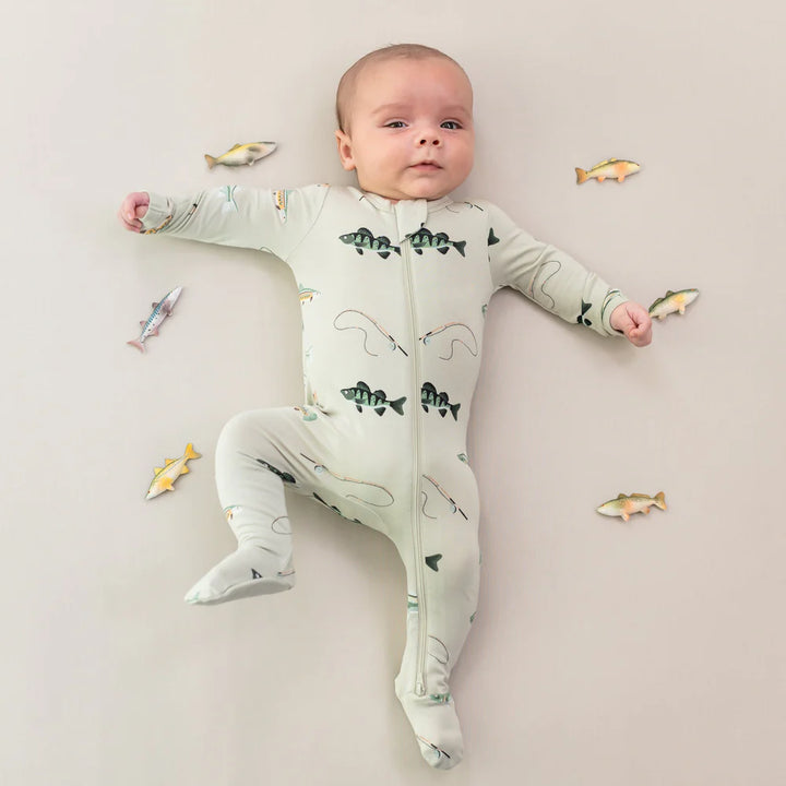 Kyte Baby -  Bamboo Zippered Footie (3-6 Months)