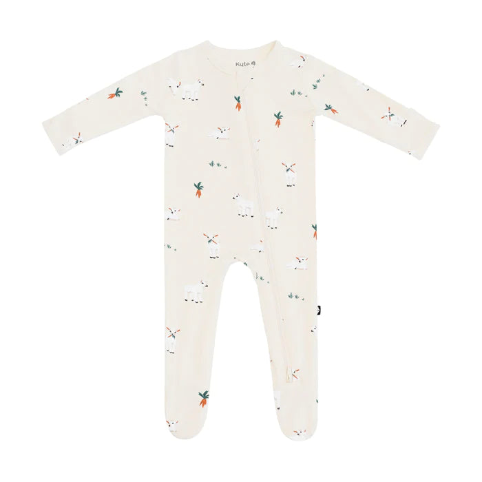 Kyte Baby -  Bamboo Zippered Footie (3-6 Months)