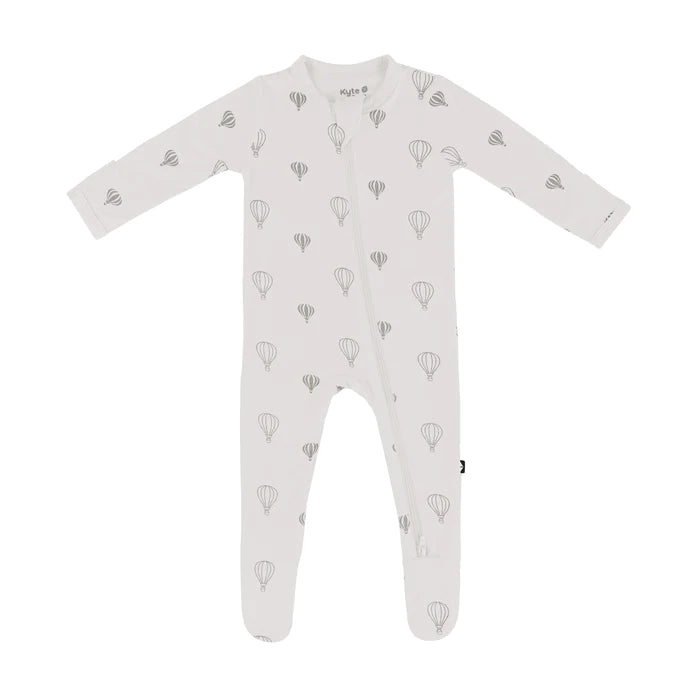 Kyte Baby -  Bamboo Zippered Footie (3-6 Months)