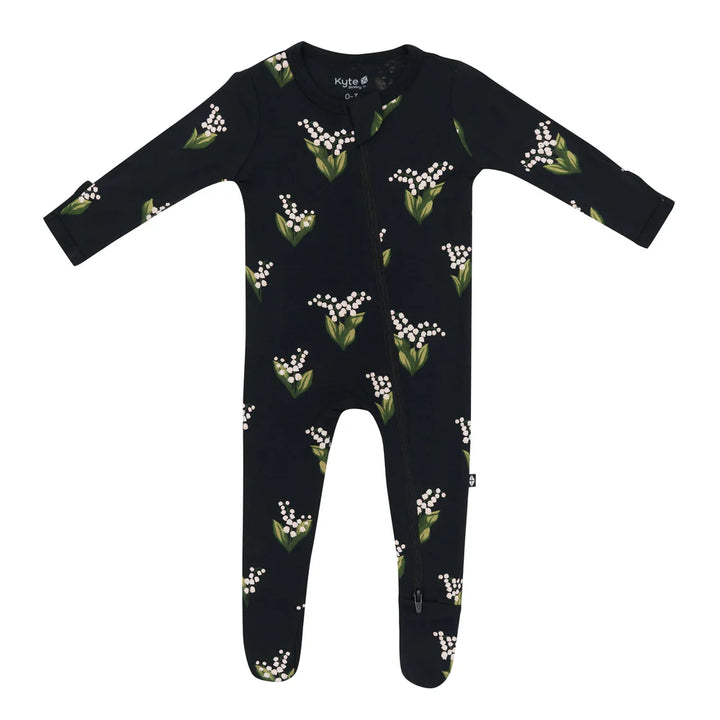 Kyte Baby -  Bamboo Zippered Footie (3-6 Months)