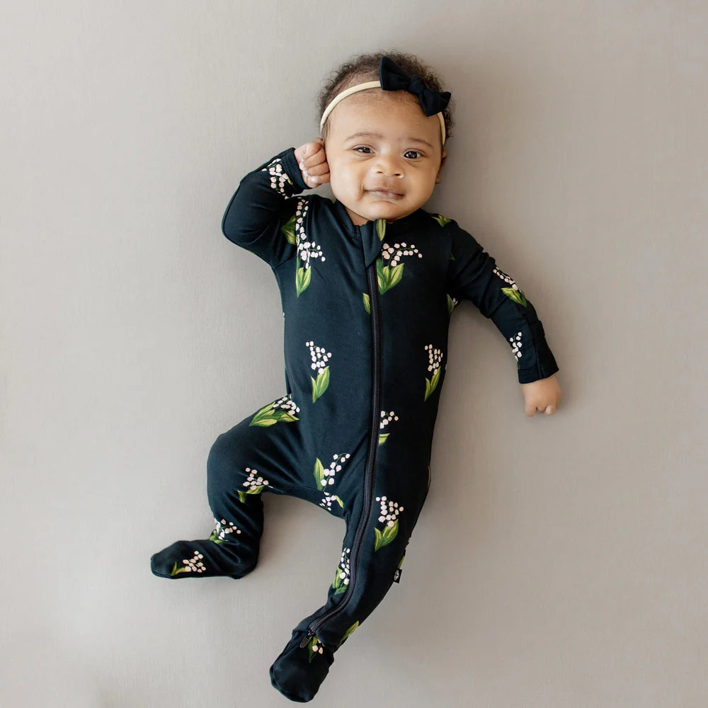 Kyte Baby -  Bamboo Zippered Footie (3-6 Months)