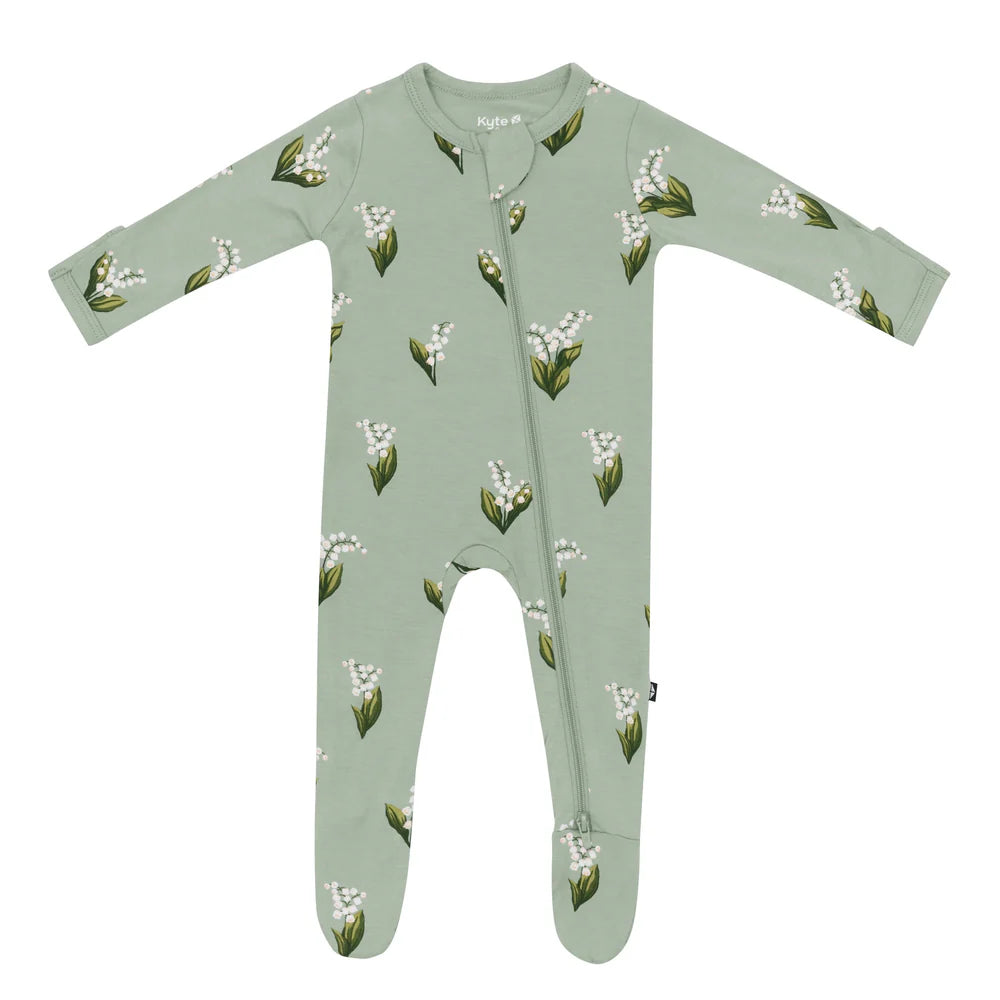 Kyte Baby -  Bamboo Zippered Footie (3-6 Months)