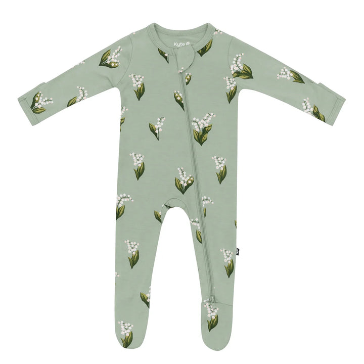 Kyte Baby -  Bamboo Zippered Footie (3-6 Months)