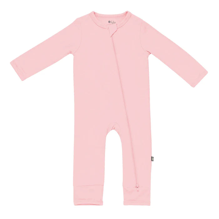 Kyte Baby Crepe Zippered Long Sleeve Romper