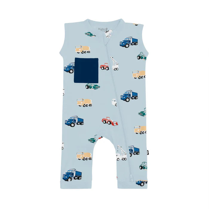 Kyte Baby Sleeveless Zippered Rompers (up to 18-24m)