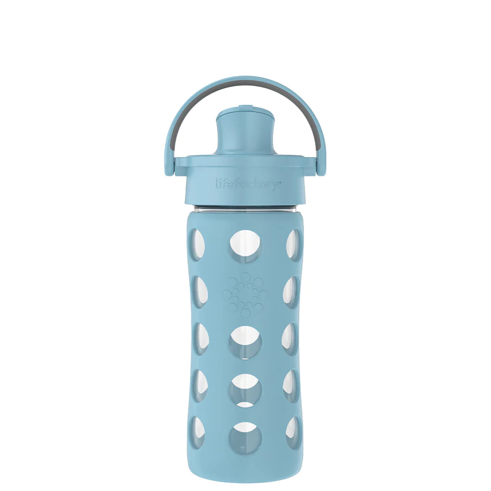 Lifefactory - 12oz Water Bottle with Silicone Sleeve and Active Cap - Pitter Patter Boutique