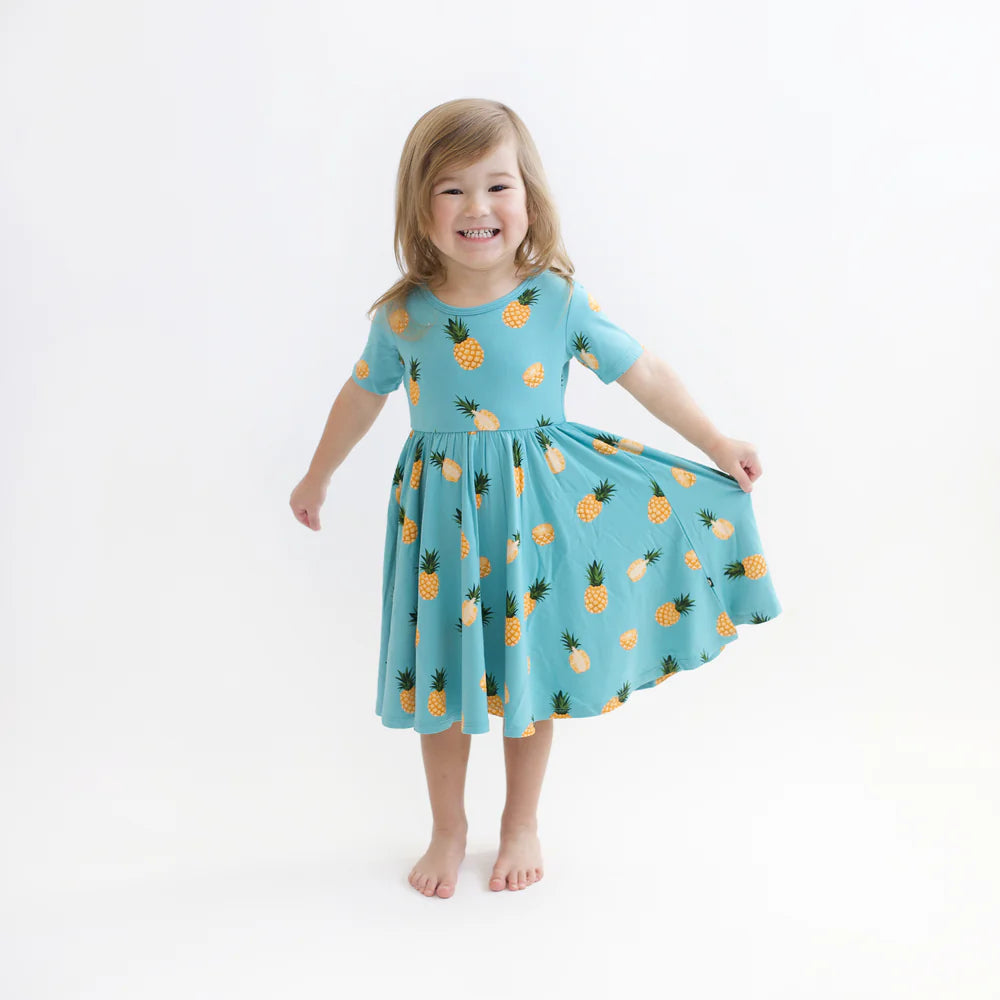 Kyte Baby - Short Sleeve Bamboo Twirl Dress (Size 6 & 7)