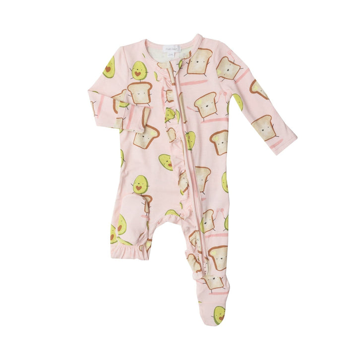 Angel Dear - 3-6M Bamboo 2-Way Zippered Footie - Pitter Patter Boutique