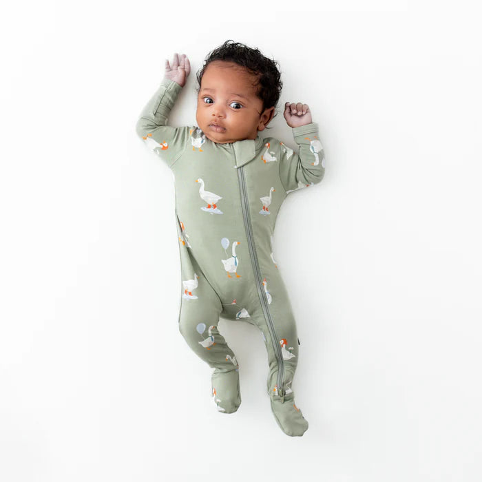 Kyte Baby - Newborn Bamboo Zippered Footie