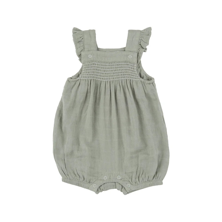 Angel Dear - Muslin Smocked Overall Shortie