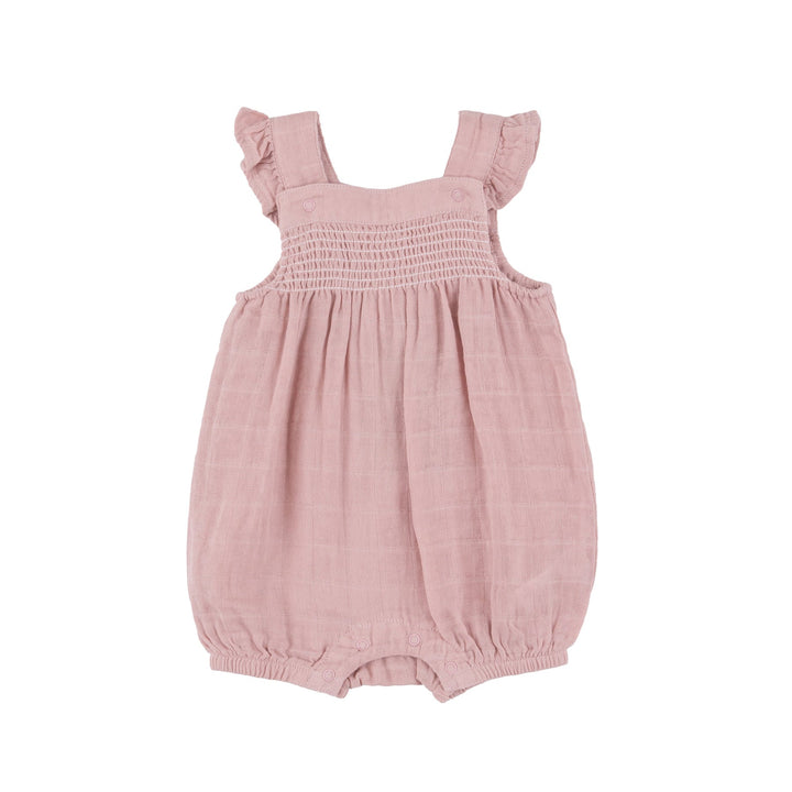 Angel Dear - Muslin Smocked Overall Shortie