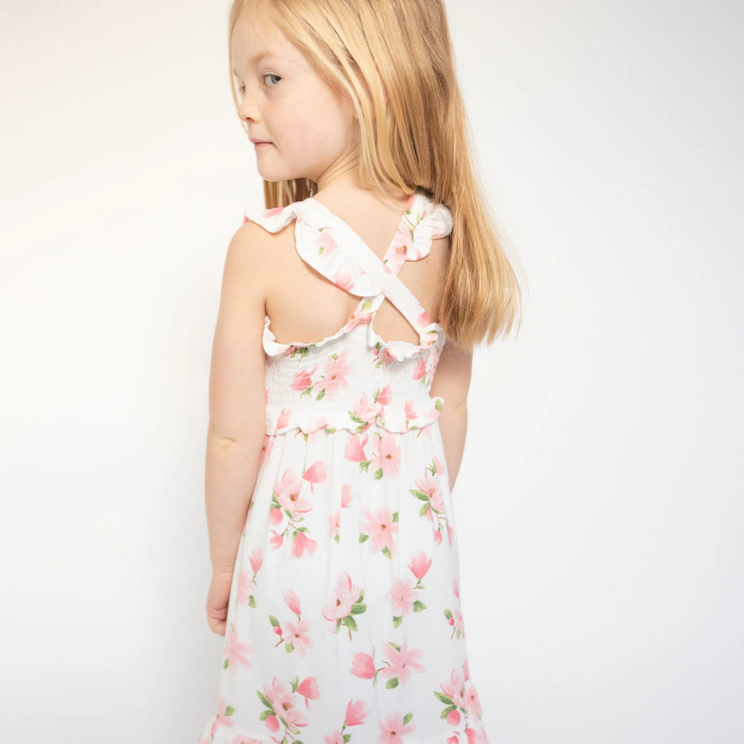 Angel Dear - Smocked Ruffle Tiered Sweet Magnolias Sundress