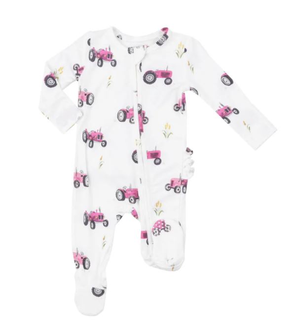 Angel Dear - Bamboo 2-Way Zippered Footies - Newborn & 0-3m