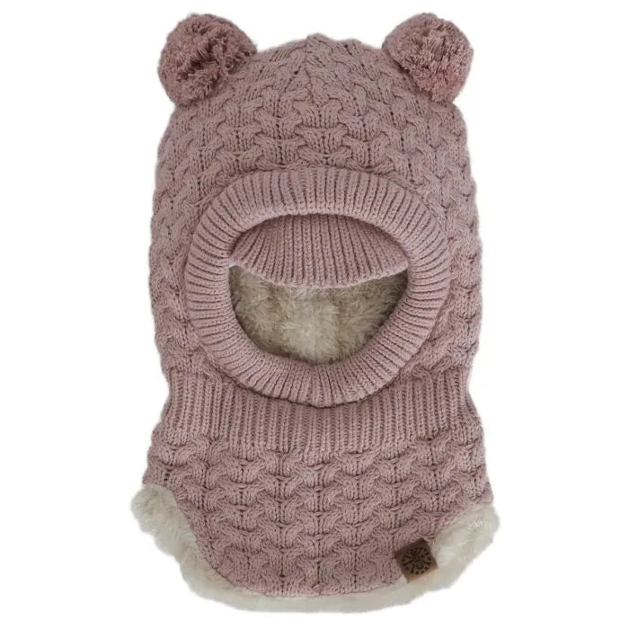 Calikids - Knit Cotton Bear Balaclava - Pitter Patter Boutique