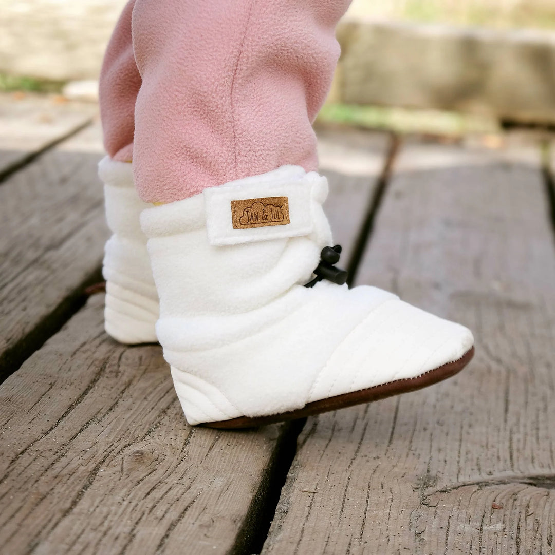 Jan & Jul - Adjustable Stay-Put Cozy Fleece Booties