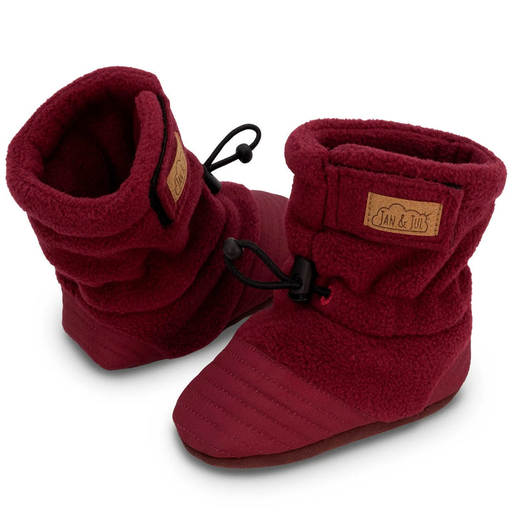 Jan & Jul - Adjustable Stay-Put Cozy Fleece Booties