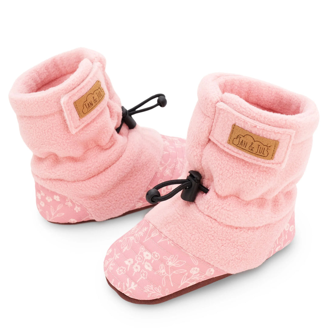 Jan & Jul - Adjustable Stay-Put Cozy Fleece Booties