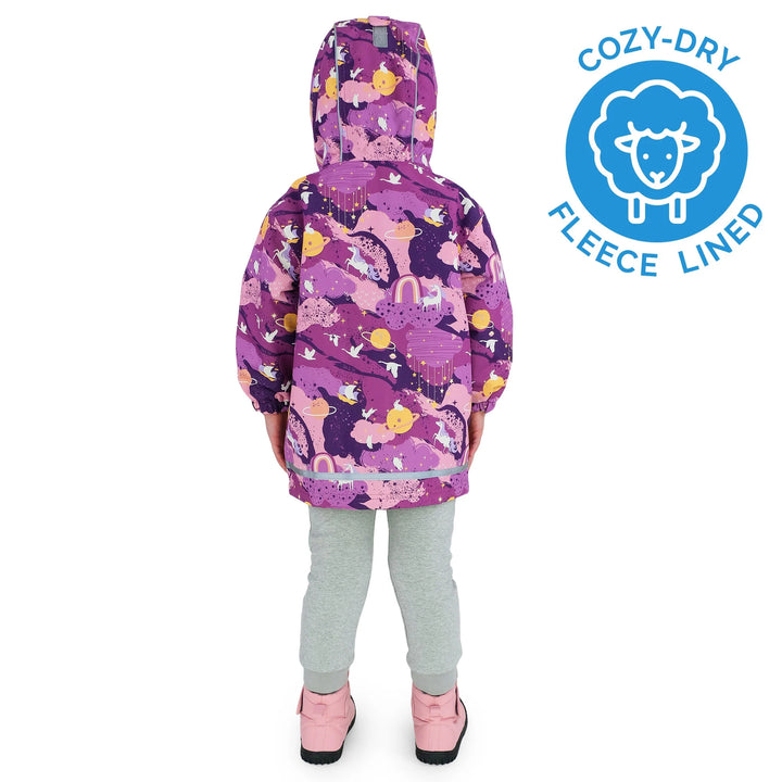 Jan & Jul - Cozy Fleece Lined Kids Rain Jacket