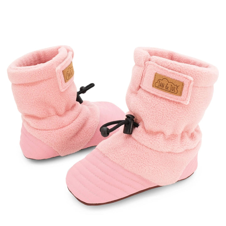 Jan & Jul - Adjustable Stay-Put Cozy Fleece Booties