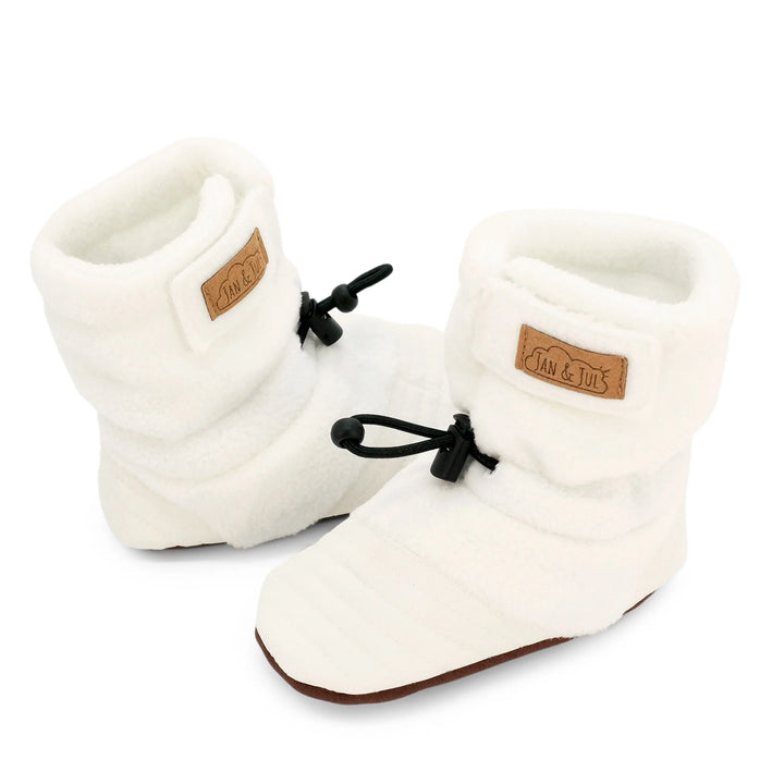 Jan & Jul - Adjustable Stay-Put Cozy Fleece Booties