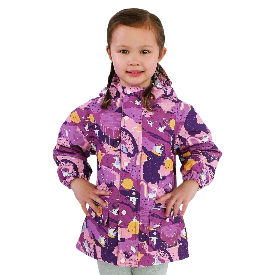 Jan & Jul - Cozy Fleece Lined Kids Rain Jacket
